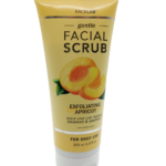 Facial scrub exfoliting apricot