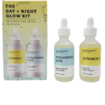 The Day + Night Glow Kit Vitamin C & Hyaluronic Acid